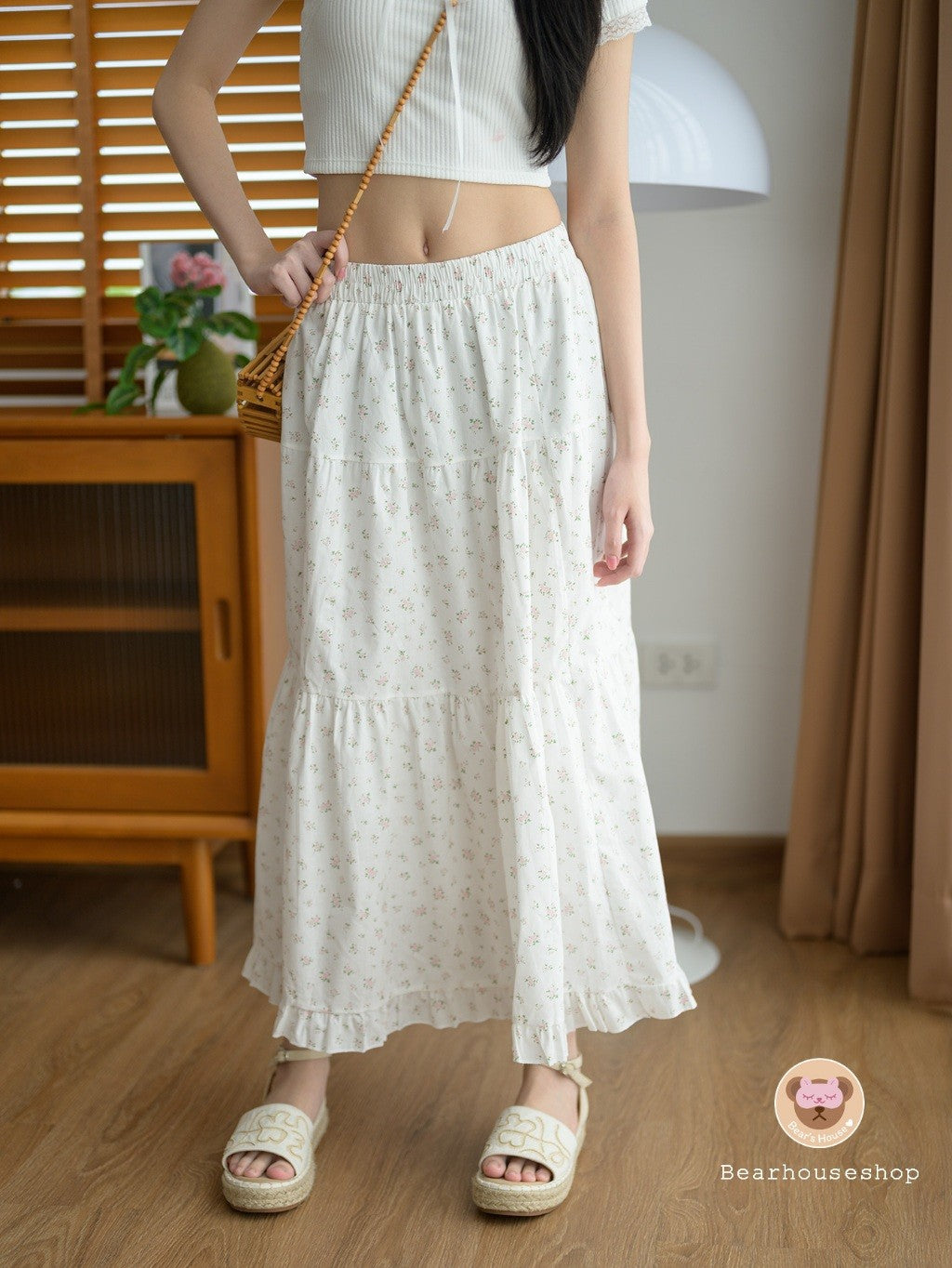 Toast Lace Top and Dearna Skirt